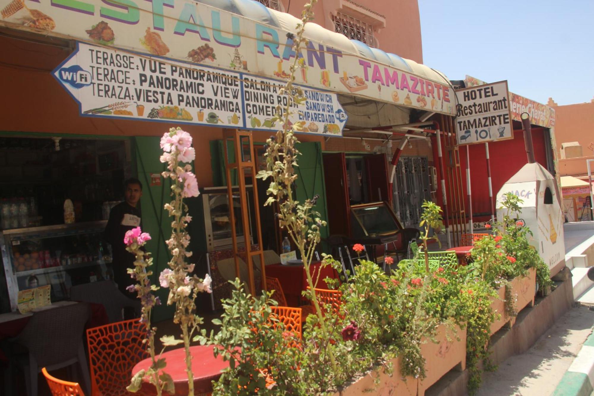 Auberge Restaurant Rooftop Tamazirt Boumalne Exterior foto